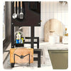 Over Sink Dish Drying Rack 1 Tier Kitchen Organizer Dustproof Storage Shelf