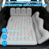 Car Inflatable Mattress Back Seat Bed SUV Travel Air Bed w/ Pump & Pillows