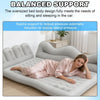 Car Inflatable Mattress Back Seat Bed SUV Travel Air Bed w/ Pump & Pillows