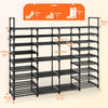 Stackable Shoe Rack Bookshelf Storage Shelf Freestanding Organizer for Entryway