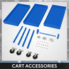 3-Tier Rolling Tool Cart with Wheels, Steel Utility Storage Cart