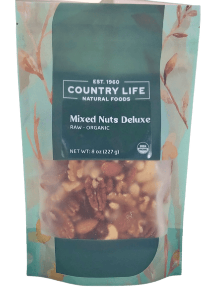 Mixed Nuts Deluxe, Raw, Organic