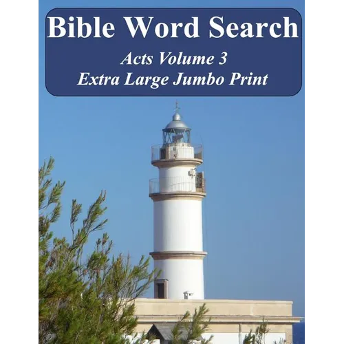 Bible Word Search Acts Volume 3: King James Version Extra Large Jumbo Print - Paperback