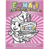 Emma's Birthday Coloring Book Kids Personalized Books: A Coloring Book Personalized for Emma - Paperback