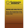 Review and Analysis of: : DRIVE: THE SURPRISING TRUTH ABOUT WHAT MOTIVATES US Daniel Pink - Paperback