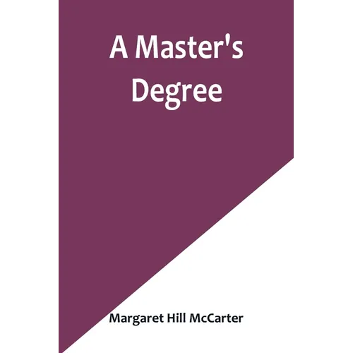A Master's Degree - Paperback