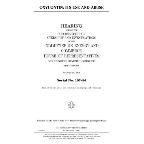 OxyContin: its use and abuse - Paperback