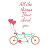 All the things i love about you: : Reasons i love you Notebook-Couple Notebook-Engagement Gift notebook-valentines day gift - Paperback