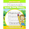 Hannah Letter Tracing for Kids Trace my Name Workbook: Tracing Books for Kids ages 3 - 5 Pre-K & Kindergarten Practice Workbook - Paperback