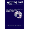 Writing Pad: Note Pad - Paperback