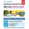 MCAS Test Prep: Grade 7 English Language Arts Literacy (ELA) Practice Workbook and Full-length Online Assessments: Next Generation Massachusetts Compr - Paperback