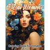 Floral woman coloring book for inmates - Paperback
