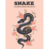 Snake Coloring Book For Adults: Beautiful snake designs with cobra, rattle snake real and zentangle patterns for adults & teens - Paperback