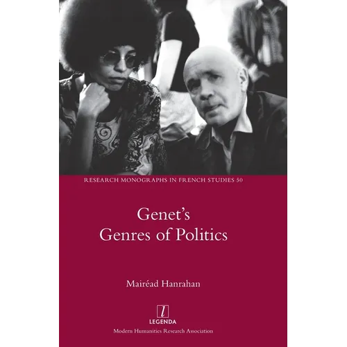 Genet's Genres of Politics - Hardcover