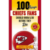 100 Things Chiefs Fans Should Know & Do Before They Die - Paperback