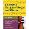 Accolay, J.B. - Concerto No. 1 in a minor for Violin - Arranged by Josef Gingold - International - Paperback