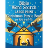 Bible Word Search Large Print Christmas Puzzle Book for Kids and Adults - Paperback