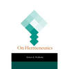 On Hermeneutics - Paperback
