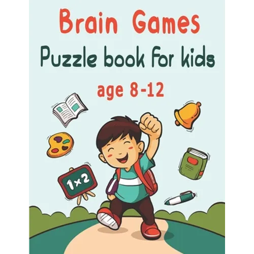 Puzzle book for kids age 8-12: Word search, Sudoku, Word Scramble, Mazes, Draw and Coloring pages - Paperback