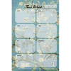 Weekly Planner Notepad: Van Gogh Almond Blossom, Daily Planning Pad for Organizing, Tasks, Goals, Schedule - Paperback
