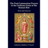 The Post-Communion Prayers in the Ordinary Form of the Roman Rite: Texts and Sources - Paperback