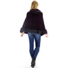 Fur Short Length Shawl SH923 (2PC)
