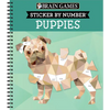 Brain Games - Sticker by Number: Puppies (14 Images to Sticker) - Spiral