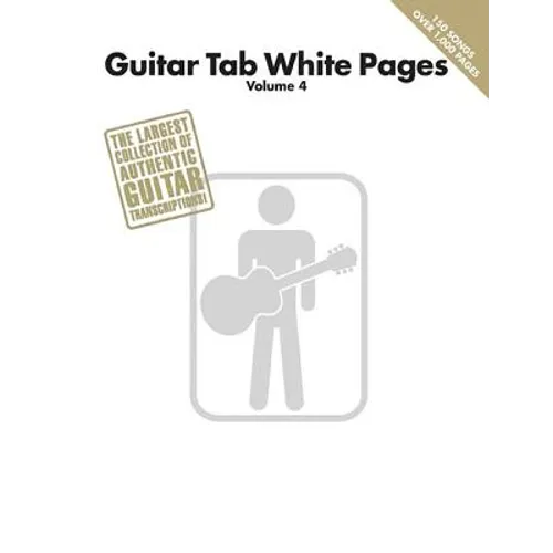 Guitar Tab White Pages - Volume 4 - Paperback