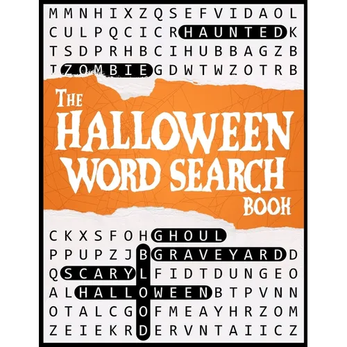 Halloween Word Search Book: A Spooky Halloween Puzzle Book for Adults and Teens - Paperback