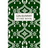 Gin Rummy Score Book: 6x9, 110 pages, Keep Track of Scoring Card Games Green - Paperback