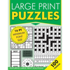 Large Print Puzzles: Featuring large print solutions - Paperback
