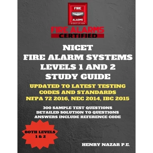 NICET Fire Alarm Systems Levels 1 & 2 Study Guide - Paperback