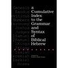 A Cumulative Index to the Grammar and Syntax of Biblical Hebrew - Paperback