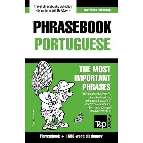 English-Portuguese phrasebook and 1500-word dictionary - Paperback