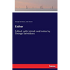 Esther: Edited, with introd. and notes by George Saintsbury - Paperback
