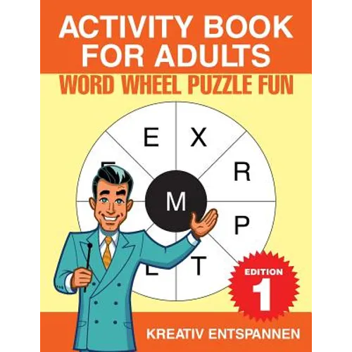 Activity Book for Adults - Word Wheel Puzzle Fun Edition 1 - Paperback