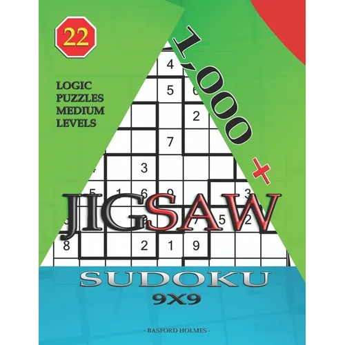 1,000 + sudoku jigsaw 9x9: Logic puzzles medium levels - Paperback