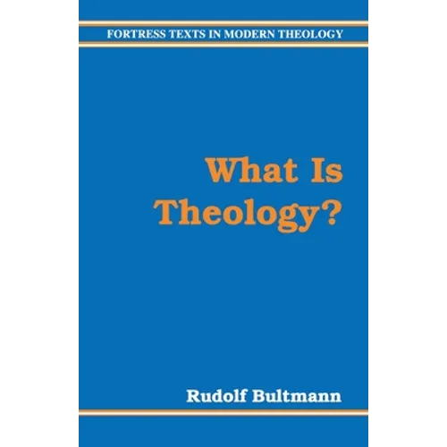 What Is Theology - Paperback