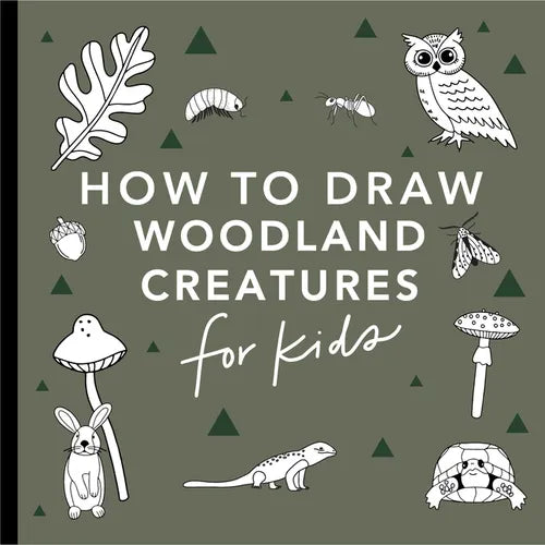Mushrooms & Woodland Creatures: How to Draw Books for Kids with Woodland Creatures, Bugs, Plants, and Fungi - Paperback