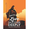Above All, Love Each Other Deeply Christian Coloring Book: Bible Verse Coloring Book For Adult Stress Relief and Faith-Building, Coloring Pages With B - Paperback