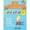 big preschool activty book writing, drawing, coloring, logic puzzles and more: practice for kids with pen control, homeschool, kindergarten, first gra - Paperback