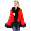 Fur Short Length Shawl SH923 (2PC)