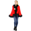 Fur Short Length Shawl SH923 (2PC)