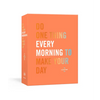 Do One Thing Every Morning to Make Your Day: A Journal - Paperback