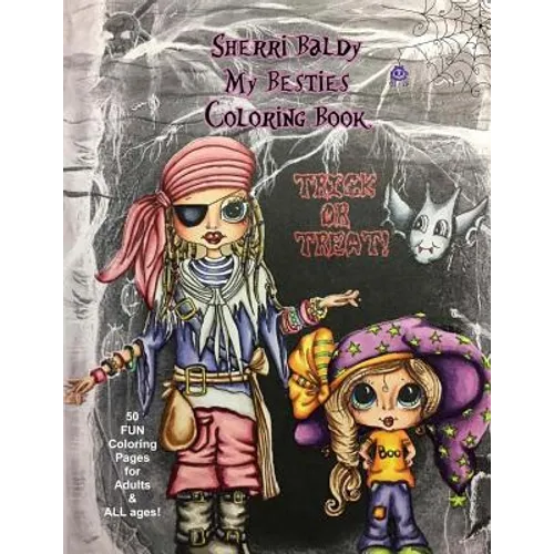 Sherri Baldy My Besties Coloring Book Trick or Treat - Paperback