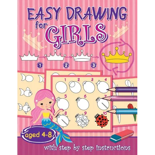 Easy drawing for girls: aged 4-8 - Paperback