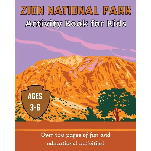 Zion National Park Activity Book for Kids: For ages 3-5 - Paperback