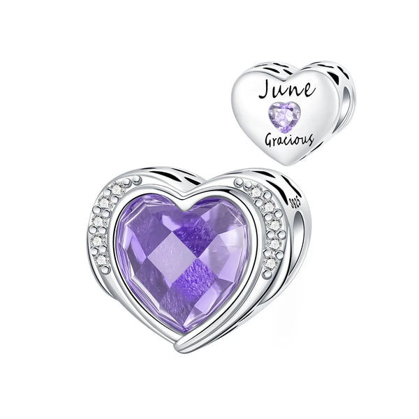 Birthstone Eternity Charms Jewelry Gift