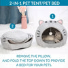 Cute Cat Shaped Cat Bed