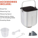 Programmable Bread Maker 3 Loaf Sizes, 19 Menu Functions